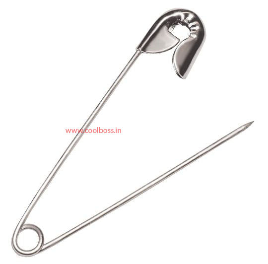 Safety Pin Silver 1.25 inch – COOL BOSS