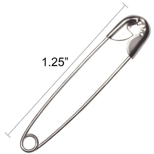 Safety Pin Silver 1.25 inch – COOL BOSS