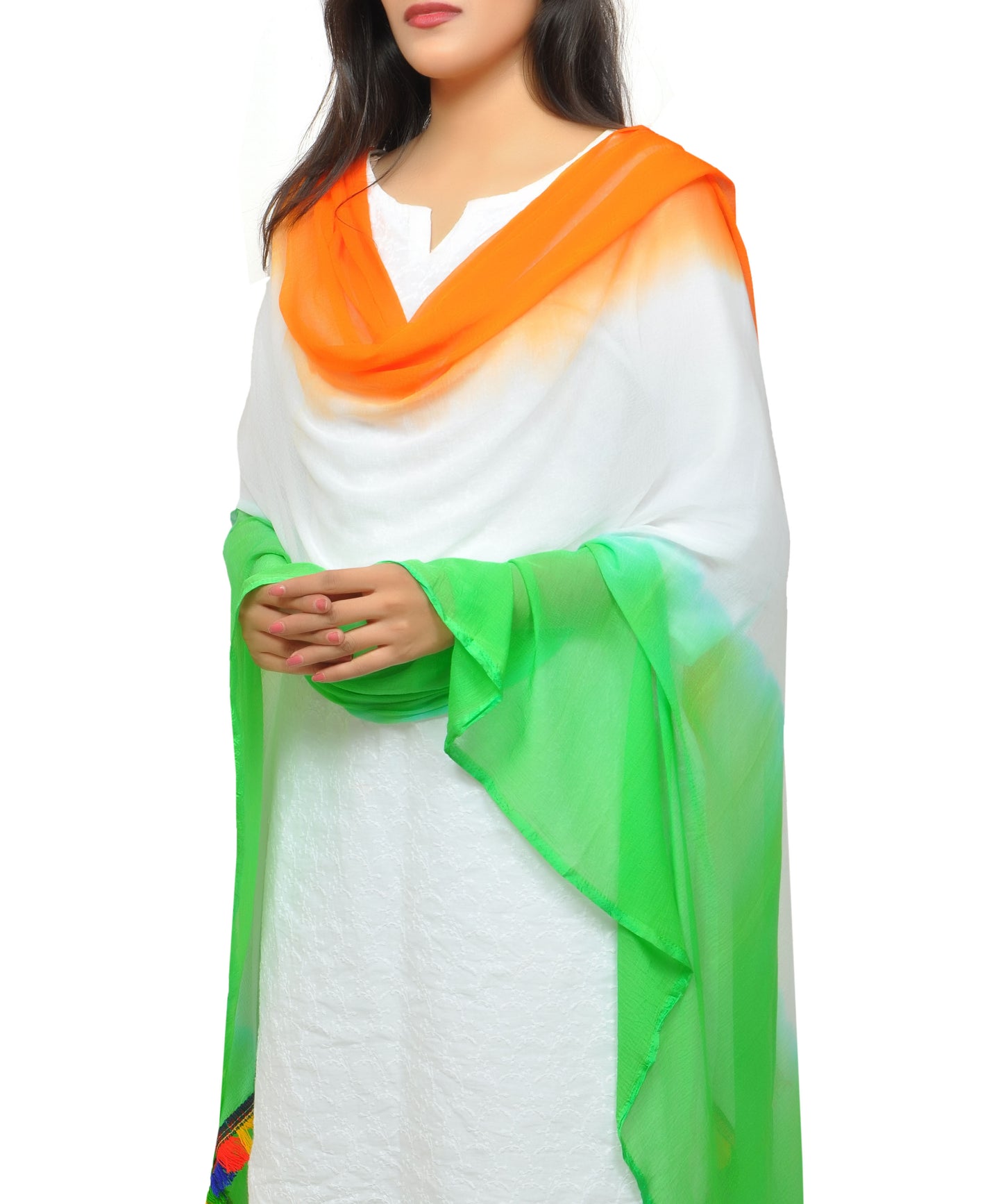 Solid Cotton Duppatta 2 Mtr