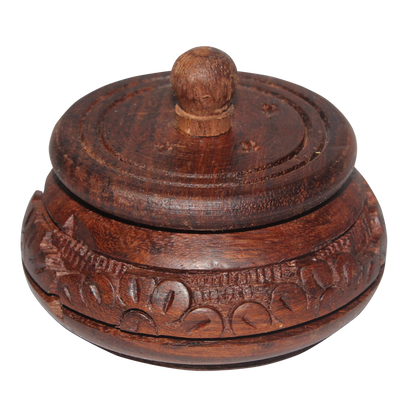 Wooden Round Box