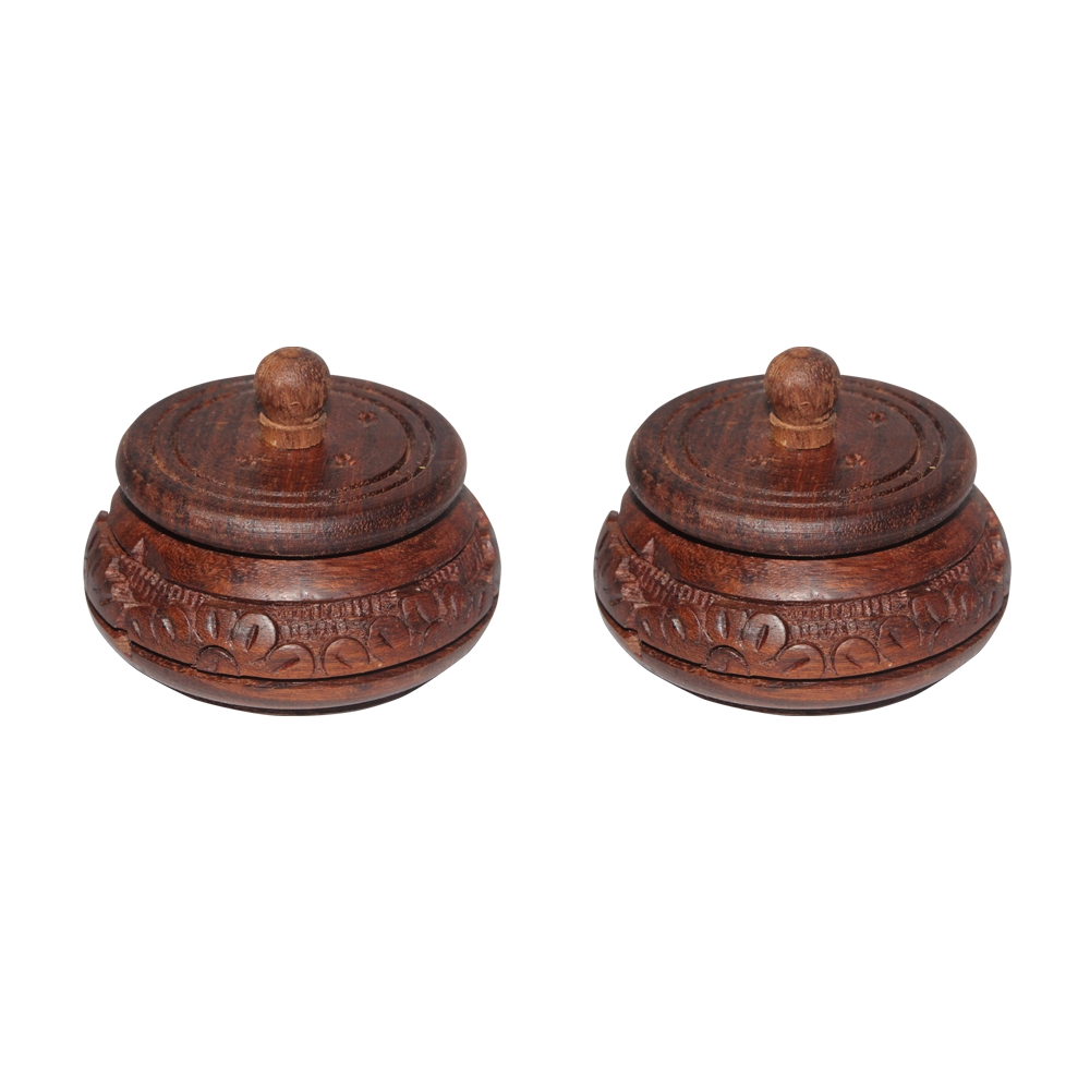 Wooden Round Box