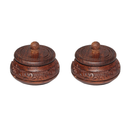 Wooden Round Box