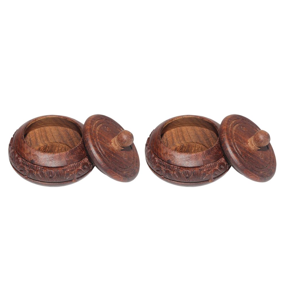 Wooden Round Box