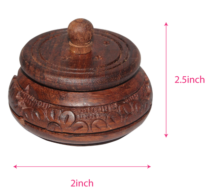 Wooden Round Box